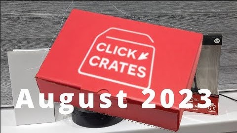 Click Crates Unboxing August 2023