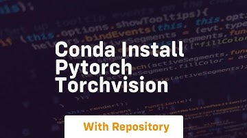 conda install pytorch torchvision