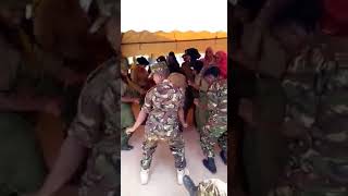 A Kenya Soldier Twerking