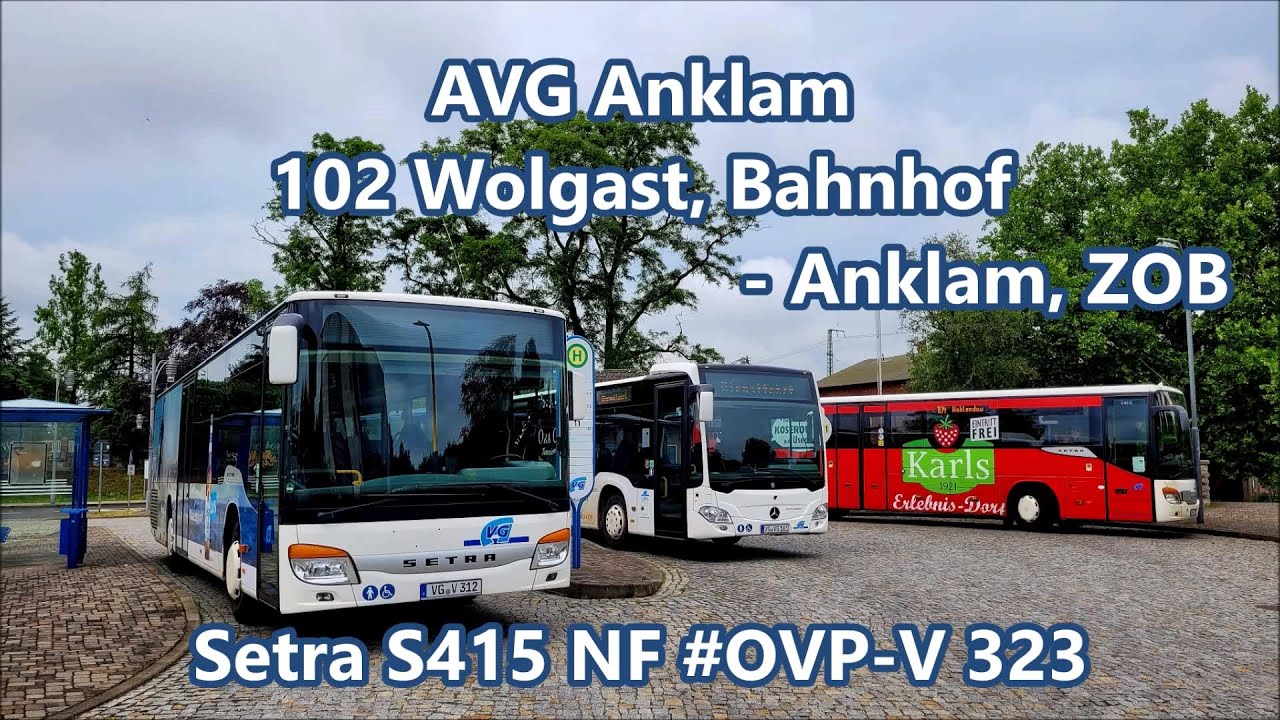 AVG Anklam - Linie 102, Setra S415 NF #OVP-V 323