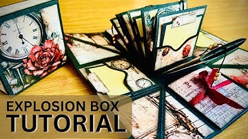 Explosion Box Mini Album Tutorial - Part 1 - Base & Pockets