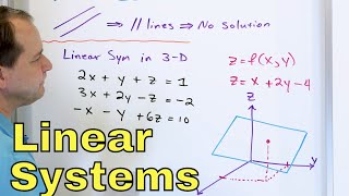 12 - Solving 3-Variable Linear Systems of Equations - Substitution Method