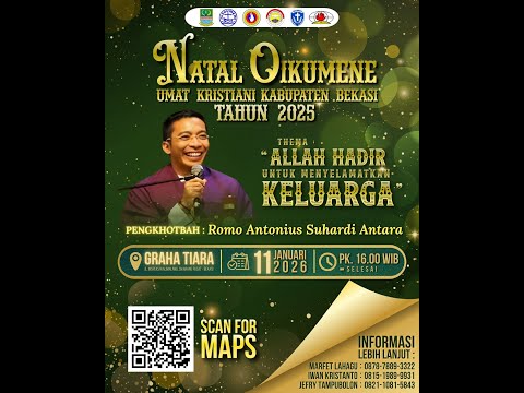 Perayaan Natal Oikumene Se Kabupaten Bekasi