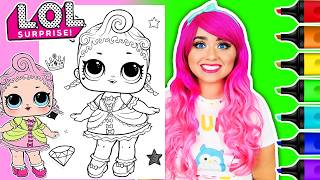 Halaman Mewarnai Boneka LOL Surprise 👧🏼 | Mewarnai L.O.L. Surprise! yang Lucu | Spidol Seni Ohuhu