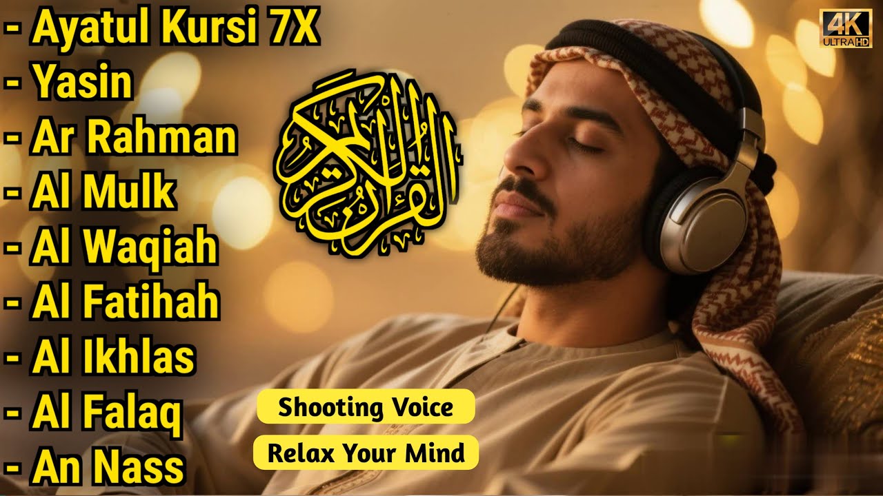 MUROTTAL ALQURAN MERDU PENGANTAR TIDUR, Ayat suci al quran merdu pengantar tidur | alaa aqel