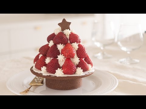 クリスマスツリーケーキの作り方 Christmas Tree Cake｜HidaMari Cooking