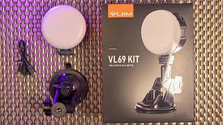 ULANZI VL69 Kit Lampu LED Portable for Video Conference - ZOOM Meeting