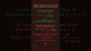 RANKING 100 FUNCTIONS BY DIFFICULTY |  Level #79 Elliptic Integral of First Kind #RecentDrift