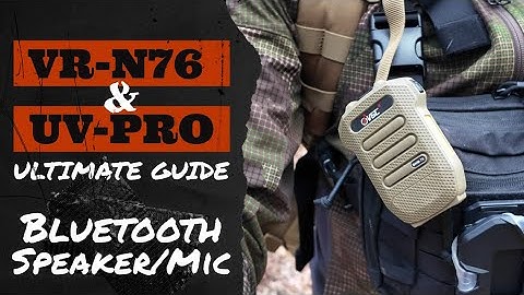 VR-N76 & UV-PRO | Bluetooth Speaker/Mic