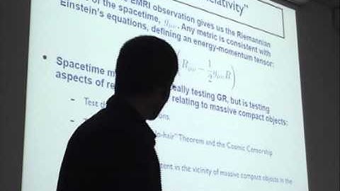 Testing GR using observations of EMRIs, by Jon Gair - Pau Amaro-Seoane Astro-GR 2006