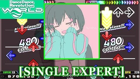 【DDR WORLD】 きゅうくらりん / いよわ [SINGLE EXPERT] 譜面確認+Clap