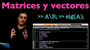 Operando sobre matrices — inversa y descomposición propia