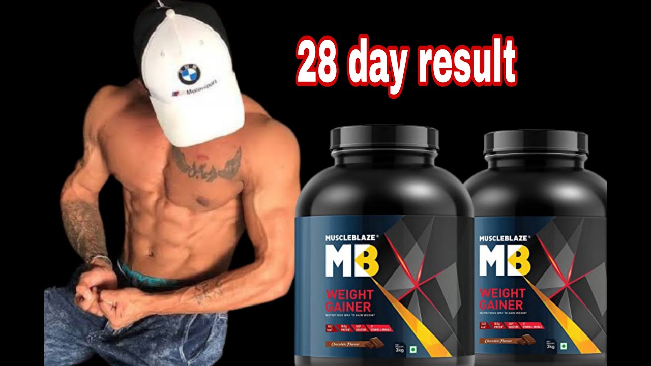 Muscleblaze weight gainer muscleblaze weight gainer results.. YouTube