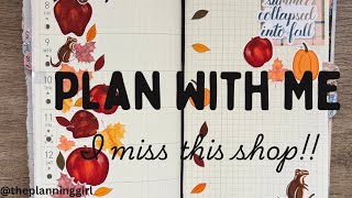 Plan With Me | Hobonichi Weeks | Fall Spread