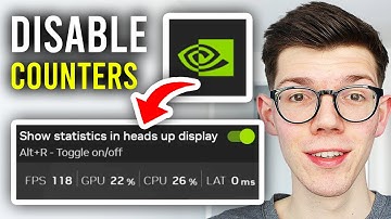 How To Disable Statistics FPS Counter From NVIDIA Overlay - Step By Step