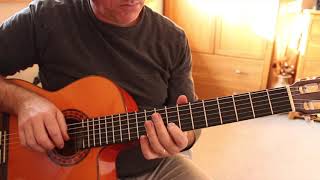 SONG FROM A SECRET GARDEN: Live Performance with Backing Track for Spanish Guitar.