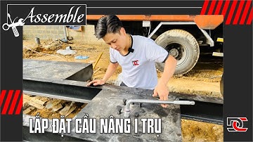 [Lắp đặt] Cầu nâng 1 trụ âm nền Ấn Độ