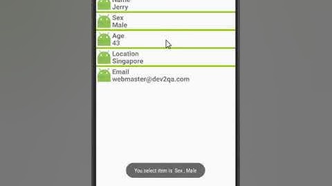 android listview custom simple adapter example