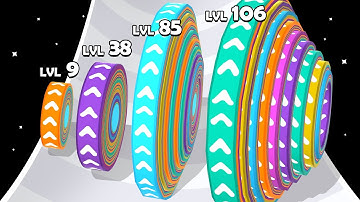 PEEL RUNNER 3D: Level Up Layers - Number Games (ASMR Gameplay)