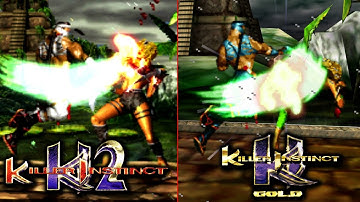 Killer Instinct 2 vs Killer Instinct Gold - Comparison Video - Which is better?