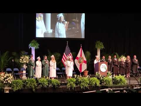 Flagler Palm Coast High School Graduation 2023 National Anthem ***Amazing***