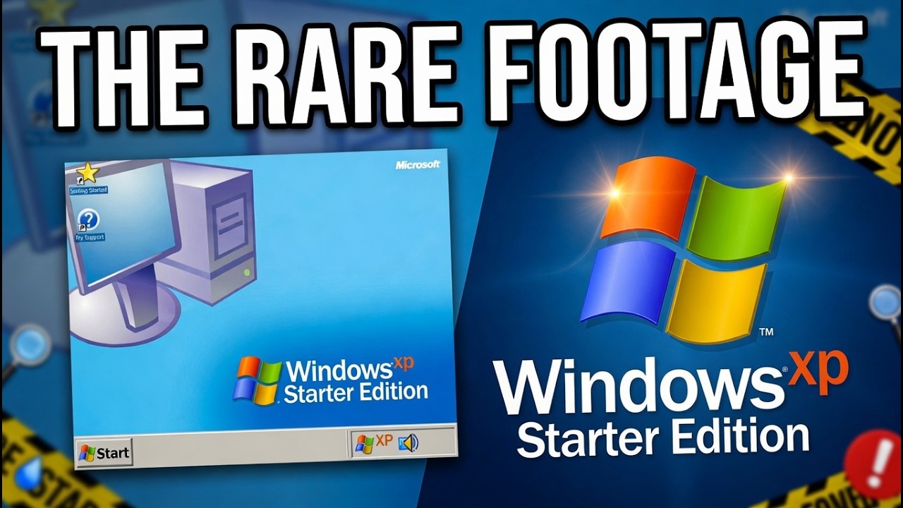 This Rare Windows XP Version Has Been Lost to Time - YouTube