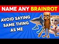 Avoid Saying The Same Answer As Me 🤔 MEGA CHALLENGE 📢 Don't Say What I Say