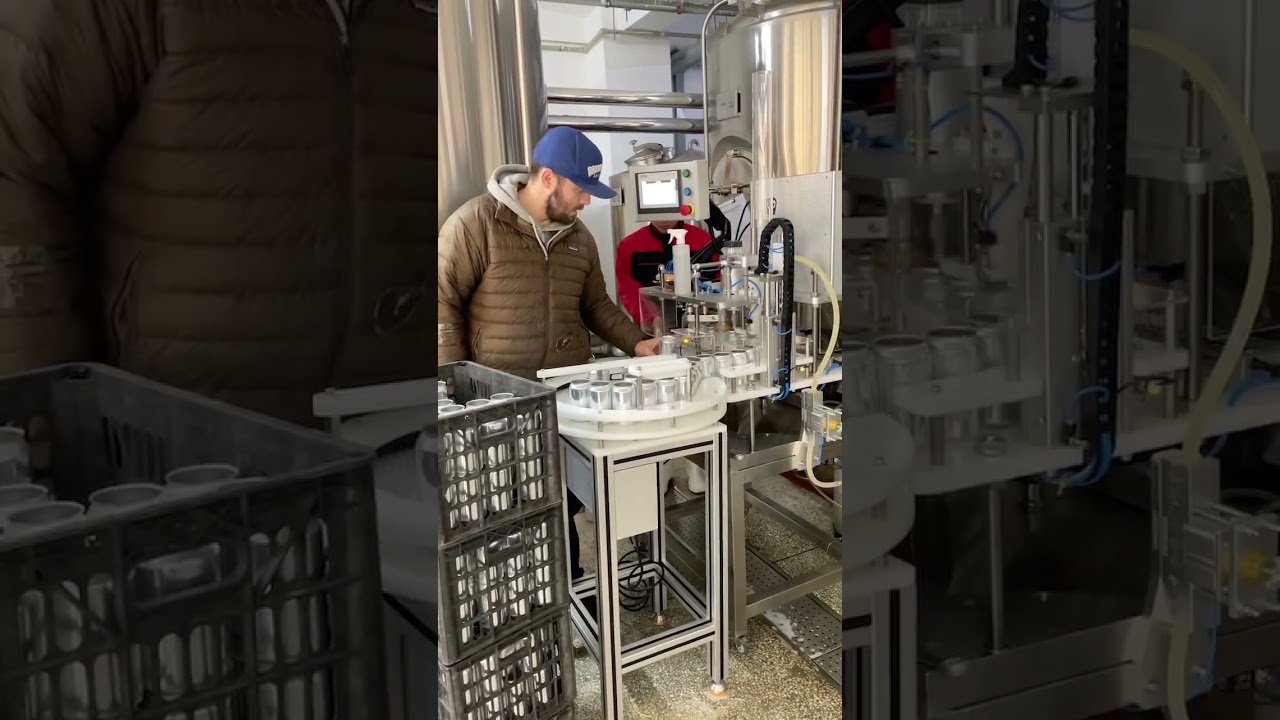 Mobile canning machine