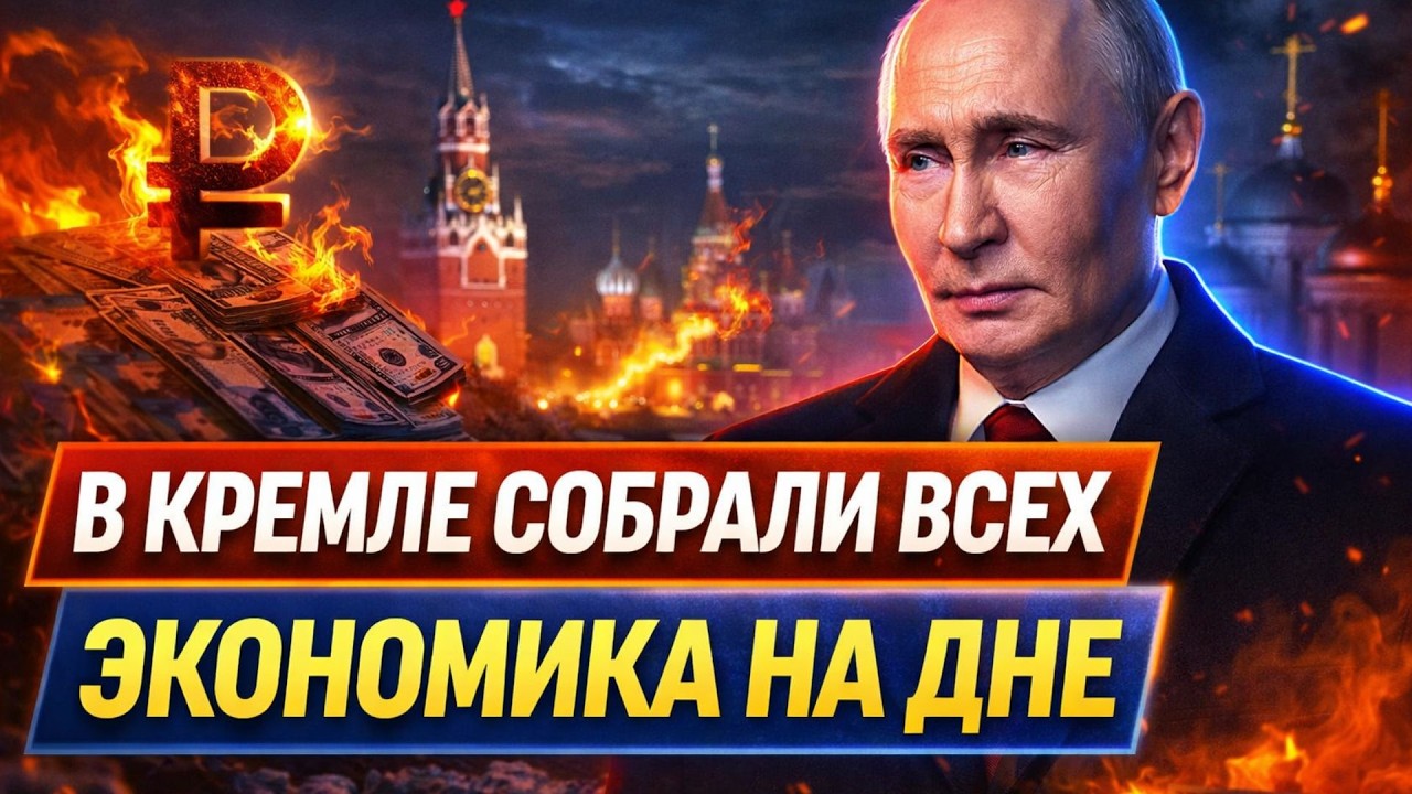 ТРЕВОЖНОЕ совещание у Путина: ПРИЗНАЛИ крах экономики! В Кремле ПАНИКА. Скрыть ПРАВДУ не удалось