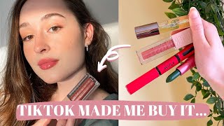 I HAD to try these viral lip products *OMG*