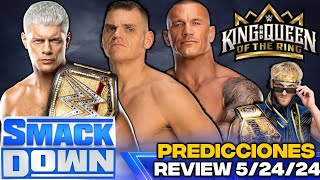 PREDICCIONES KING AND QUEEN OF THE RING 2024 \/ REVIEW DE SMACKDOWN 5\/24\/24