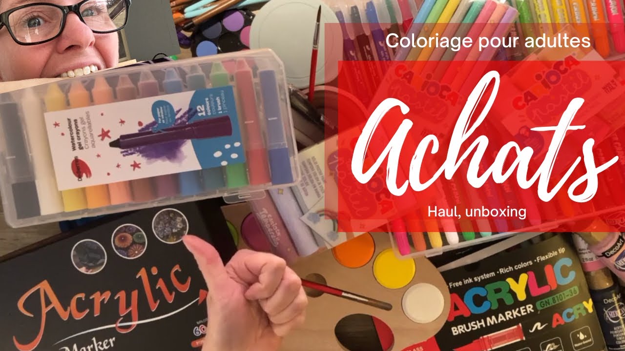 [ MÉGA HAUL ] Achats - Unboxing ❣️ Coloriage pour adultes