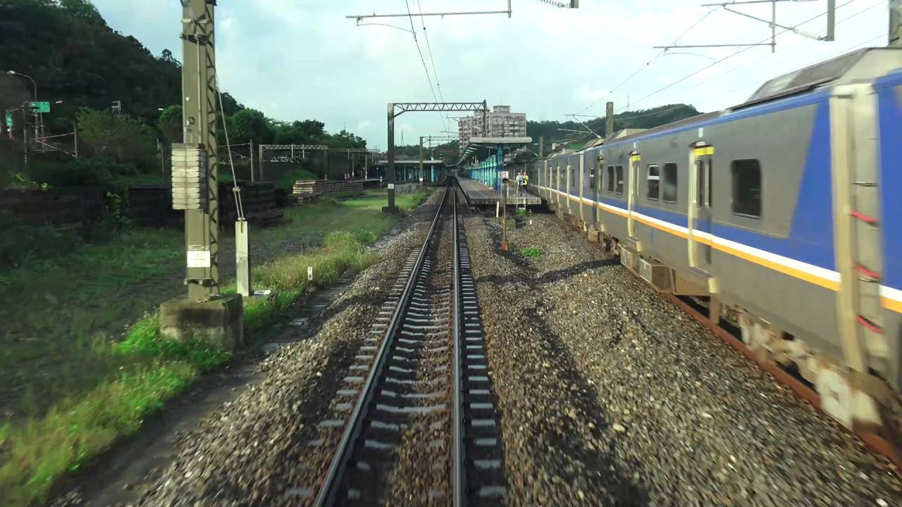 台鐵  107次 EMU1200紅斑馬自強號 改點前最後北部區間營運 基隆 - 潮州基地 路程景