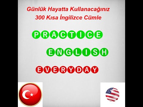 300 ingilizce cümlenin türkçe anlamı ile dinleme egzersizi - YouTube