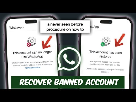 لم يعد بإمكان هذا الحساب استخدام WhatsApp المحظور كيفية إلغاء حظر حساب WhatsApp المحظور