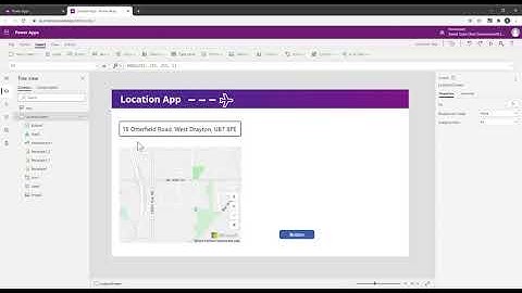 Microsoft Power Apps  - Address Input Component