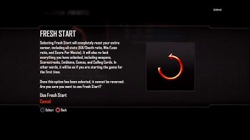 Resetting my stats and starting over on Black Ops 2