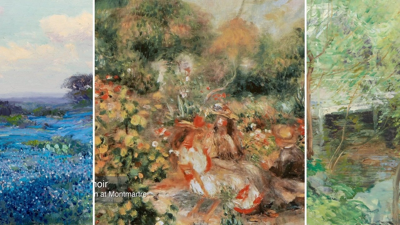 Impressionist Art TV — Silent Art Gallery · June 29 Night | Young Girls in the Garden… & others