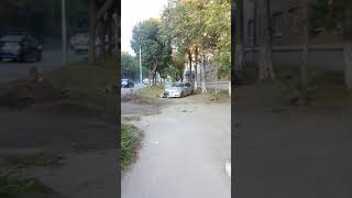 19.09.2018 г.  Опять ДТП  в Артеме и опять на том же месте, Золотая бочка