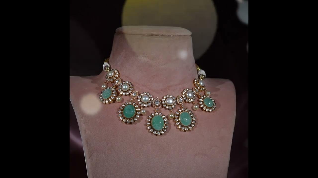 Feroza stone necklace Clearance