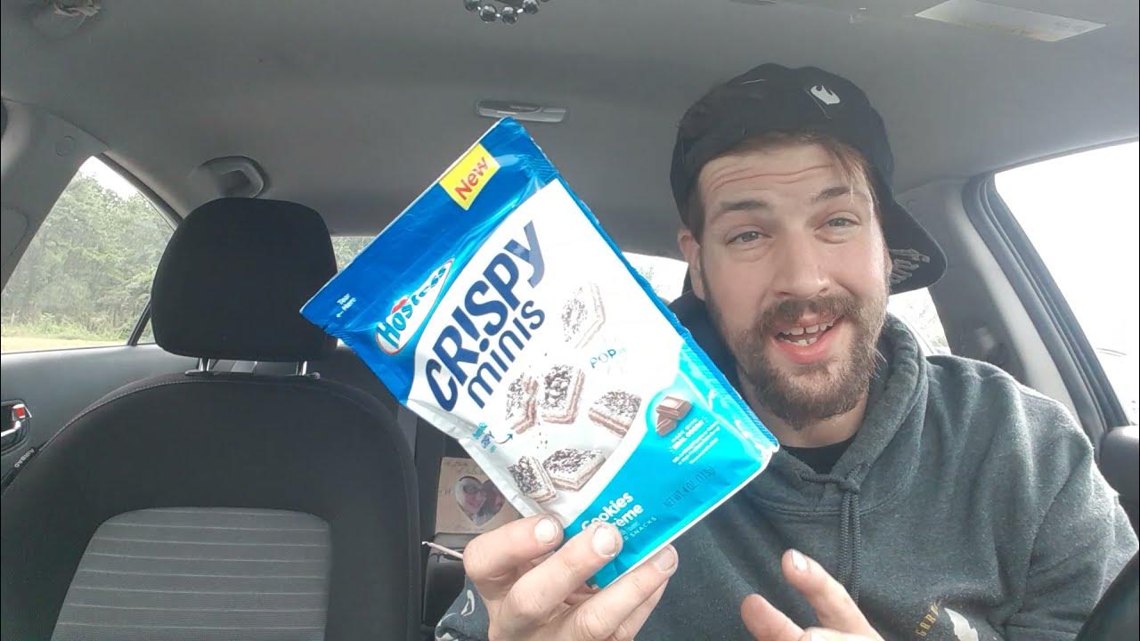 Cookies & Cream Crispy Minis by Hostess Food / Drink Review YouTube
