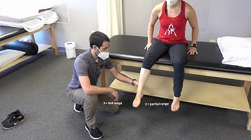Manual Muscle Test for Eversion with Plantarflexion
