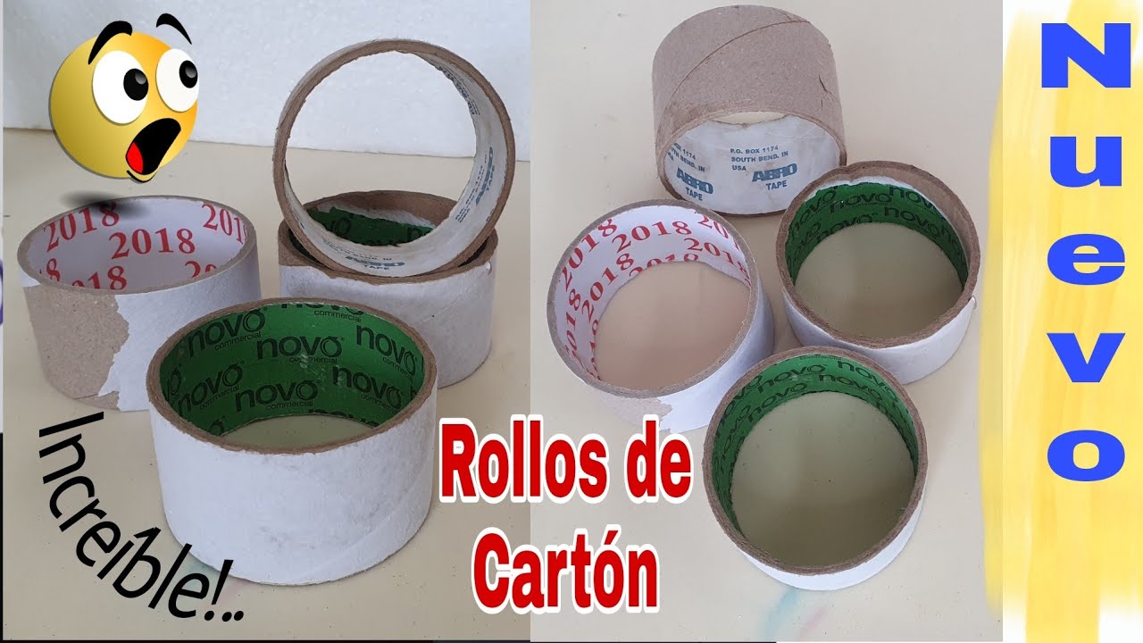 personalizado Barrio Bloquear Increíble Idea con ROLLOS de CARTÓN | Rollos de Cinta adhesiva vacios. -  YouTube