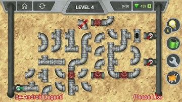 Pipeline Extra Level 4 All 3 stars By Pixign, Android Solution