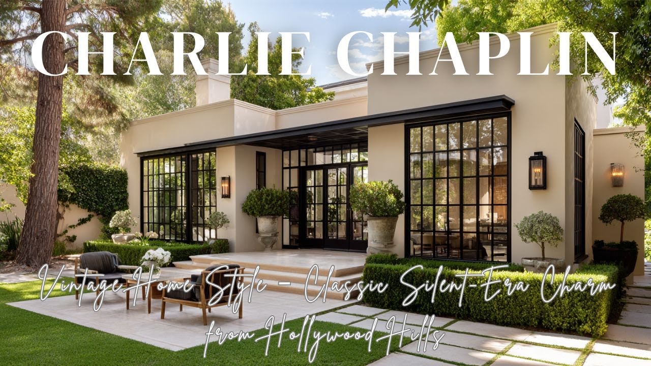 Винтажный стиль Чарли Чаплина для дома – очарование классической эпохи немого кино из Голливудски...