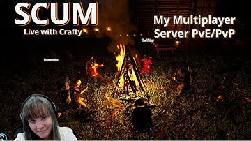 SCUM Multiplayer Game Play | My G Portal Server | Recovering After Sea Plane Disaster, Bunker Run