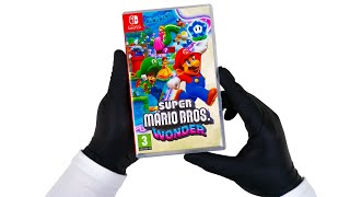 Unboxing Super Mario Bros Wonder Nintendo Switch Game