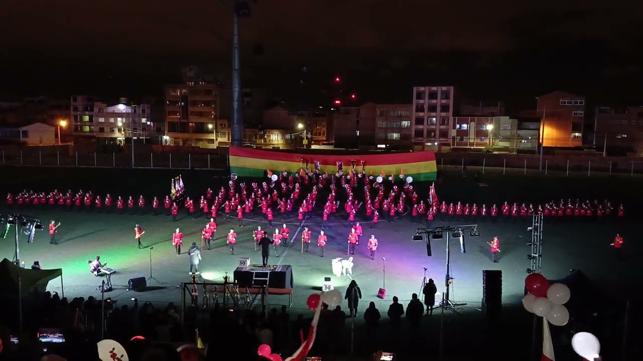 BANDA DEL COLEGIO MARCELO QUIROGA SANTA CRUZ CONCURSO COPA RAFAEL MENDOZA CASTELLÓN 2025 BOLIVIA