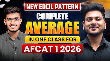 Complete Average for AFCAT 1 2026 Exam | AFCAT 1 2026 Maths