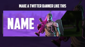 How to make a Fortnite Twitter banner on Pixelmator(iOS)